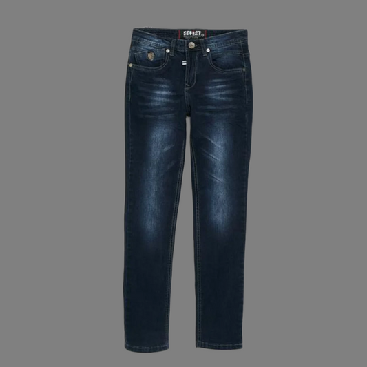 Boys Burgos Denim Skinny Jeans (Double Dip)