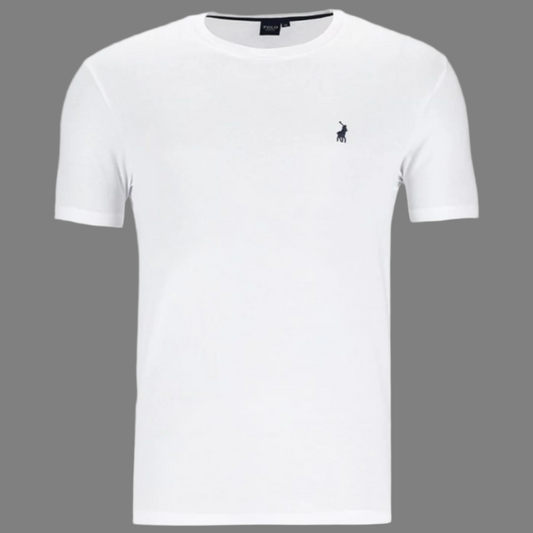 Crew Neck T-Shirt (White)